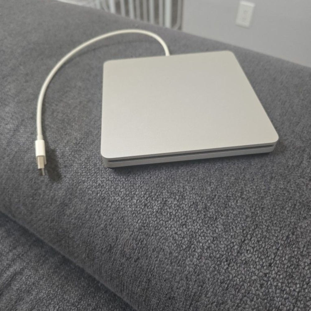 Silver External CD/DVD Drive